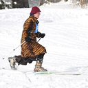 Zawodniczka w telemarku